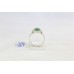 Women's 925 Sterling Silver Ring natural Green Emerald uncut diamond A 287